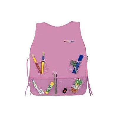 Lebez 80471 Delantal de pintura infantil rosa de nylon - Delantal Lebez 80471 Delantal de pintura infantil rosa de nylon - Delantal