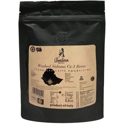 Caffè Arabica Sidamo di Barbera - 250g - Origine unica, Biologico Caffè Arabica Sidamo di Barbera - 250g - Origine unica, Biologico