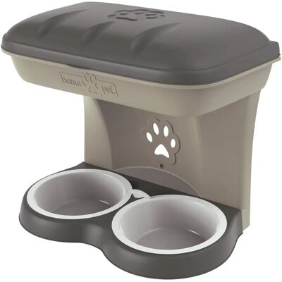 Support alimentare per cani Bama - Montaggio a parete per grandi cani Support alimentare per cani Bama - Montaggio a parete per grandi cani