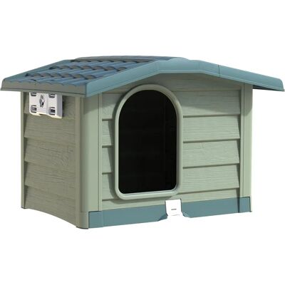 Bama - Cuccia per Cani Grande Verde con Tetto Regolabile - Casa per Animali Bama - Cuccia per Cani Grande Verde con Tetto Regolabile - Casa per Animali
