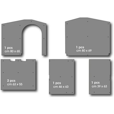 Kit Pannelli Isolanti Bama - Cuccia Grande - Isolamento Termico Kit Pannelli Isolanti Bama - Cuccia Grande - Isolamento Termico