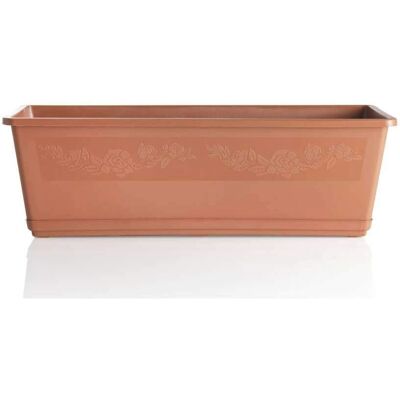 Bama Pot de balconella - 50cm en terracotta - Publicité Bama Pot de balconella - 50cm en terracotta - Publicité