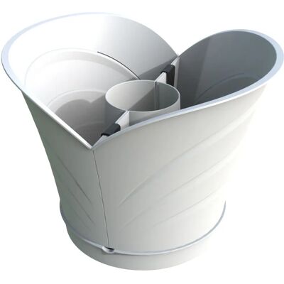 Jarrón 'Tulipano' Blanco - 35x39x30cm 10L Jarrón 'Tulipano' Blanco - 35x39x30cm 10L