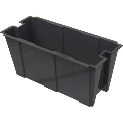 Vaso rettangolare in resina Bama - 79x35x37cm - Antracite Vaso rettangolare in resina Bama - 79x35x37cm - Antracite