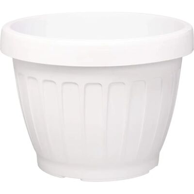 Vaso rotondo bianco Bama - Ø 25cm Vaso rotondo bianco Bama - Ø 25cm