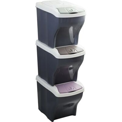 Bama 40305 Secchio per rifiuti - 20 L, Blu & Bianco, Policarbonato Bama 40305 Secchio per rifiuti - 20 L, Blu & Bianco, Policarbonato