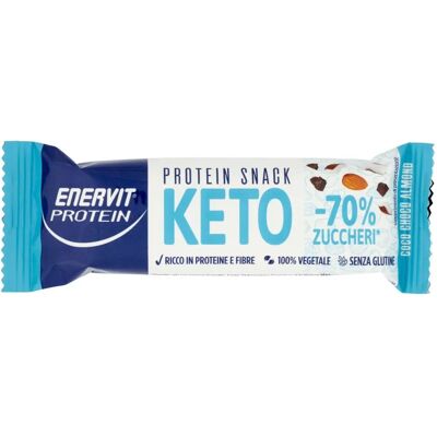Enervit Enervit Protein Keto Snack Cocco Choco Almond - Barretta Proteica Enervit Enervit Protein Keto Snack Cocco Choco Almond - Barretta Proteica