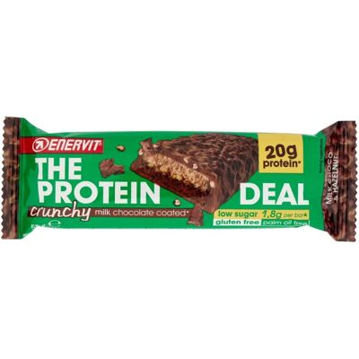 Enervit La Barre Protéinée The Protein Deal - Chocolat au Lait et Noisette - Publicité Enervit La Barre Protéinée The Protein Deal - Chocolat au Lait et Noisette - Publicité