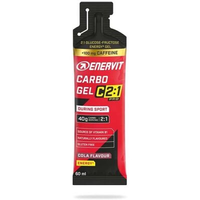 Enervit Cola C2:1 Pro Gel Énergétique 60ml - Publicité Enervit Cola C2:1 Pro Gel Énergétique 60ml - Publicité
