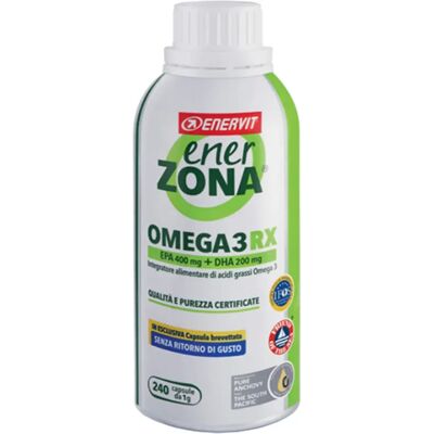 Enervit Enerzona Omega 3 RX - Suplemento para corazón y cerebro - 240 cápsulas Enervit Enerzona Omega 3 RX - Suplemento para corazón y cerebro - 240 cápsulas