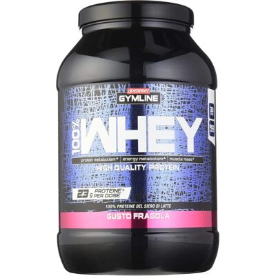 Enervit Gymline 100% Białko Serwatkowe - Truskawka Enervit Gymline 100% Białko Serwatkowe - Truskawka