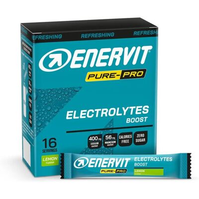 Enervit Pure Pro Electrolytes Boost Cytryna - Proszek elektrolitów Enervit Pure Pro Electrolytes Boost Cytryna - Proszek elektrolitów