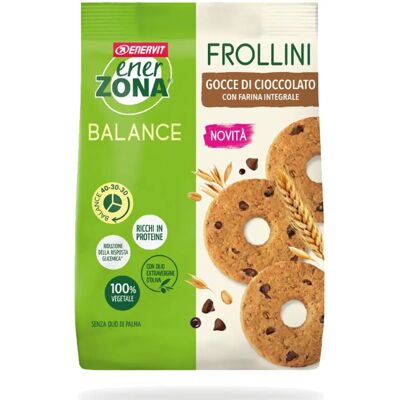 Enervit SPA Enerzona Frollini Integrali Gocce di Cioccolato - 250g Enervit SPA Enerzona Frollini Integrali Gocce di Cioccolato - 250g