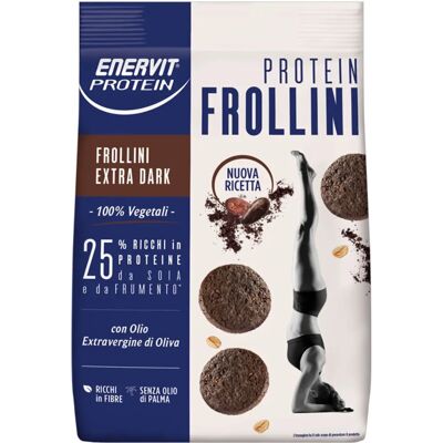 Enervit Protein Frollini Extra Dark - Biscuits Protéinés - Publicité Enervit Protein Frollini Extra Dark - Biscuits Protéinés - Publicité