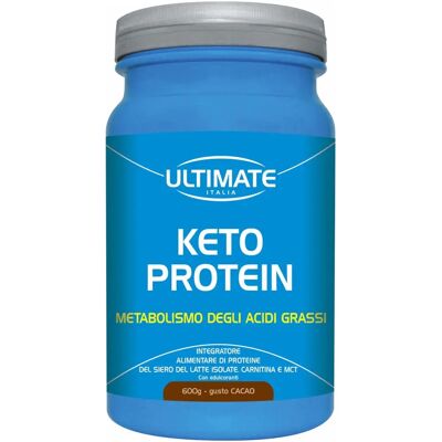 Vita AL TOP Srl Ultimate Keto Protein Cacao - 600 g - Polvere proteica Vita AL TOP Srl Ultimate Keto Protein Cacao - 600 g - Polvere proteica
