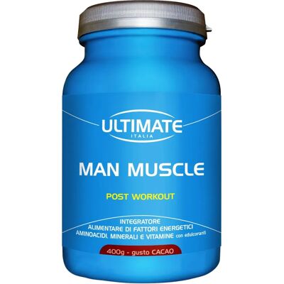 Ultimate Italia Man Muscle Post Workout - Integratore 400g Ultimate Italia Man Muscle Post Workout - Integratore 400g