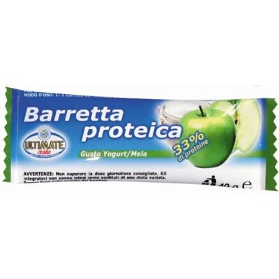 Vita AL TOP Srl Barretta Proteica Ultima - 33% - Yogurt & Mela Vita AL TOP Srl Barretta Proteica Ultima - 33% - Yogurt & Mela