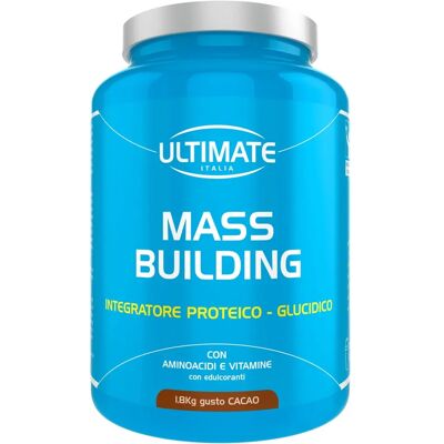Ultimate Italia Mass Building Cacao - Integratore proteico per aumento massa muscolare Ultimate Italia Mass Building Cacao - Integratore proteico per aumento massa muscolare