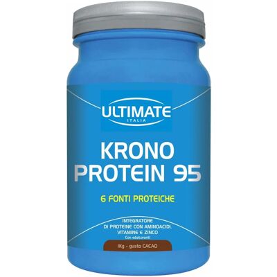 Ultimate Italia Krono Protein 95 Cacao - Polvere proteica Ultimate Italia Krono Protein 95 Cacao - Polvere proteica