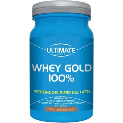 Ultimate Italia Whey Gold 100% Nocciola - Integratore Proteico Ultimate Italia Whey Gold 100% Nocciola - Integratore Proteico