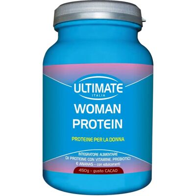 Ultimate Woman Protein Cacao - 450g - Proteine per Donne Ultimate Woman Protein Cacao - 450g - Proteine per Donne