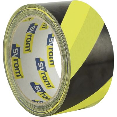 Tecnomat by Bricoman Syrom Nero/Giallo 50mm nastro adesivo Tecnomat by Bricoman Syrom Nero/Giallo 50mm nastro adesivo