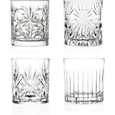 RCR Mixology Vaso Old-Fashioned Doble - Pack de 4 RCR Mixology Vaso Old-Fashioned Doble - Pack de 4