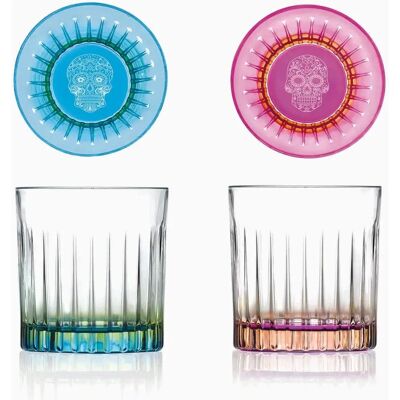 Pedro & Rosa 36 cl Schädel Glas-Set - Mexischer Totenkopf Pedro & Rosa 36 cl Schädel Glas-Set - Mexischer Totenkopf