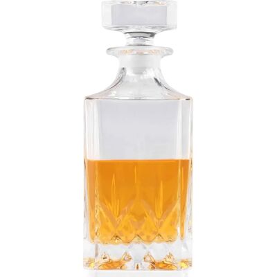 Carafe en cristal RCR - Motif carré - 24cm - Publicité Carafe en cristal RCR - Motif carré - 24cm - Publicité