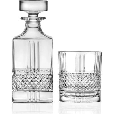 Sada na whisky RCR Brillante - 1 karafa + 6 sklenic Sada na whisky RCR Brillante - 1 karafa + 6 sklenic