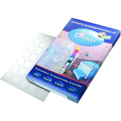 Étiquettes TICO - Polyester Permanent Laser - 36x22mm - 55/feuille - 100 Feuilles Étiquettes TICO - Polyester Permanent Laser - 36x22mm - 55/feuille - 100 Feuilles
