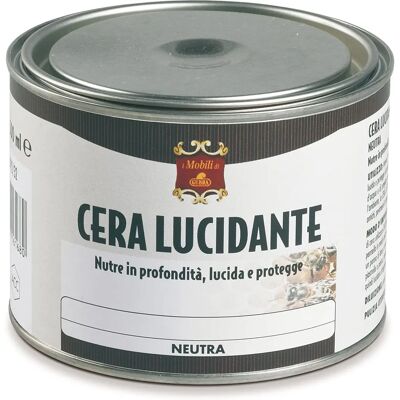 GUBRA - Cera Lucidante Neutra 200 ml - Lucido per mobili GUBRA - Cera Lucidante Neutra 200 ml - Lucido per mobili