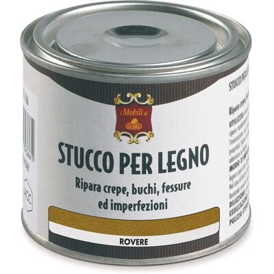 GUBRA - Stucco per legno Rovere 200g - Ripara crepe e buchi GUBRA - Stucco per legno Rovere 200g - Ripara crepe e buchi