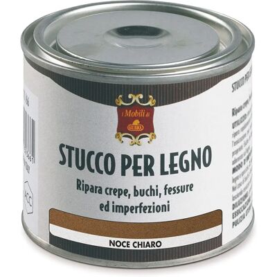 GUBRA Stucco Legno Noce Chiaro - 200g - Riparazione Legno GUBRA Stucco Legno Noce Chiaro - 200g - Riparazione Legno