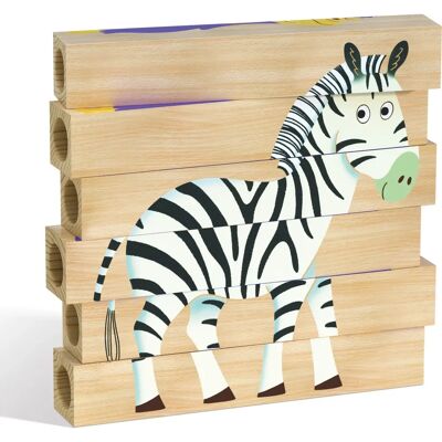 QUERCETTI Jungle Fa Puzzle 4 Darab - Oktatós Játék Gyerekeknek QUERCETTI Jungle Fa Puzzle 4 Darab - Oktatós Játék Gyerekeknek