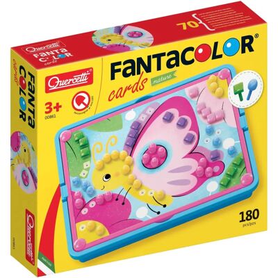 Quercetti Nålmosaik - Fantacolor - 180 Teile - 0861 - Kreatives Kunstspielzeug Quercetti Nålmosaik - Fantacolor - 180 Teile - 0861 - Kreatives Kunstspielzeug