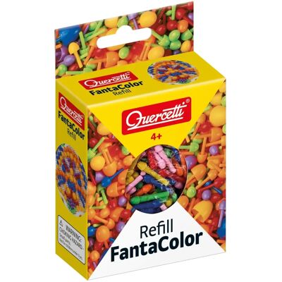 Recargas Pegs Fantacolor QUERCETTI - 450 Pinos Multicolor 5mm Recargas Pegs Fantacolor QUERCETTI - 450 Pinos Multicolor 5mm