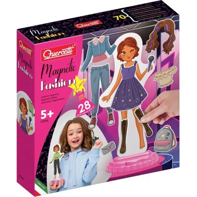 Quercetti 02926 Magnetic Fashion Doll - Educational Toy for Creative Play Quercetti 02926 Magnetic Fashion Doll - Educational Toy for Creative Play