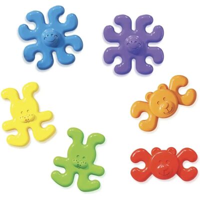 Quercetti 4135 Spielzeug-Set - Tier-Verbindungen - 18 Elemente Quercetti 4135 Spielzeug-Set - Tier-Verbindungen - 18 Elemente