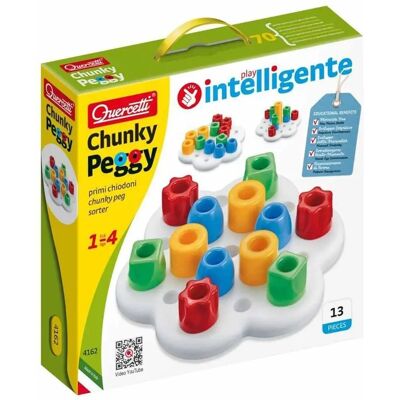 Quercetti Daisy Basic - Oktatási játék - Színes jumbo tűk Quercetti Daisy Basic - Oktatási játék - Színes jumbo tűk