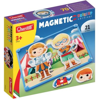 Quercetti Magnetikus Jelmez Játék - Karnevál - Oktató Puzzle Quercetti Magnetikus Jelmez Játék - Karnevál - Oktató Puzzle