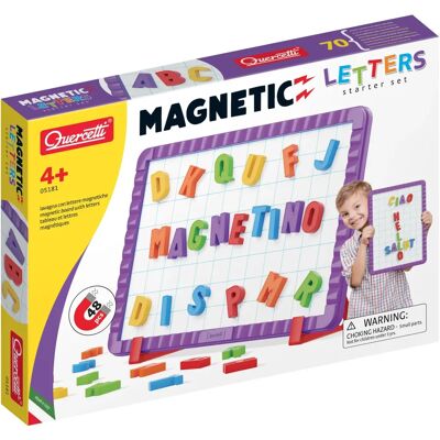 Quercetti 05181 Magnetic Learning Toy - Educational Book & Letters Quercetti 05181 Magnetic Learning Toy - Educational Book & Letters
