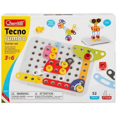 Quercetti 6165tecno Jumbo Starter Set - Bausatz für Kinder Quercetti 6165tecno Jumbo Starter Set - Bausatz für Kinder
