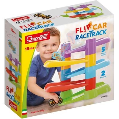 Quercetti Brand Model Flip Car Race Track Toy - Toy Race Track Quercetti Brand Model Flip Car Race Track Toy - Toy Race Track