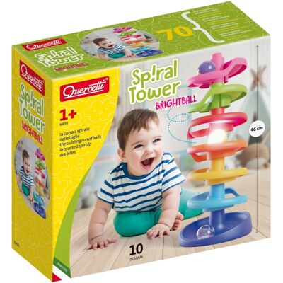 Quercetti Modell 6499 Spiral Turm Lernspielzeug - Bunte Bausteine Quercetti Modell 6499 Spiral Turm Lernspielzeug - Bunte Bausteine