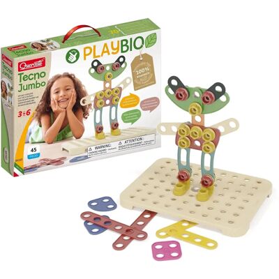 Quercetti Playbio Tecno Jumbo Baukasten - Bildung & Umweltfreundlich Quercetti Playbio Tecno Jumbo Baukasten - Bildung & Umweltfreundlich