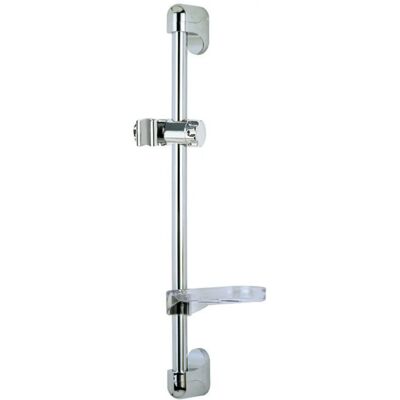 Support de douche IDRO-BRIC G3371 CR - Barre réglable, Porte-savon, Finition chromée - Publicité Support de douche IDRO-BRIC G3371 CR - Barre réglable, Porte-savon, Finition chromée - Publicité