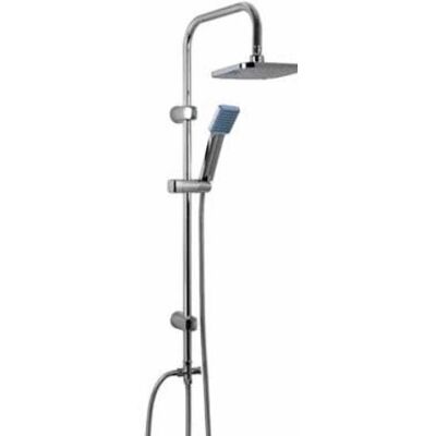 IDRO-BRIC Modello 0055cr Sistema Doccia Cromato - 2 Teste IDRO-BRIC Modello 0055cr Sistema Doccia Cromato - 2 Teste