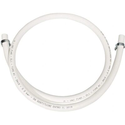 IDROBRIC Modello - Tubo Gas - 150cm, Diametro 13mm, Con Fascette IDROBRIC Modello - Tubo Gas - 150cm, Diametro 13mm, Con Fascette