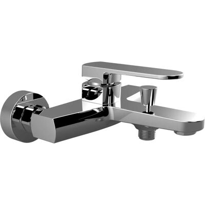 Miscelatore vasca Eden Chrome di IDROBRIC - Design moderno a parete Miscelatore vasca Eden Chrome di IDROBRIC - Design moderno a parete